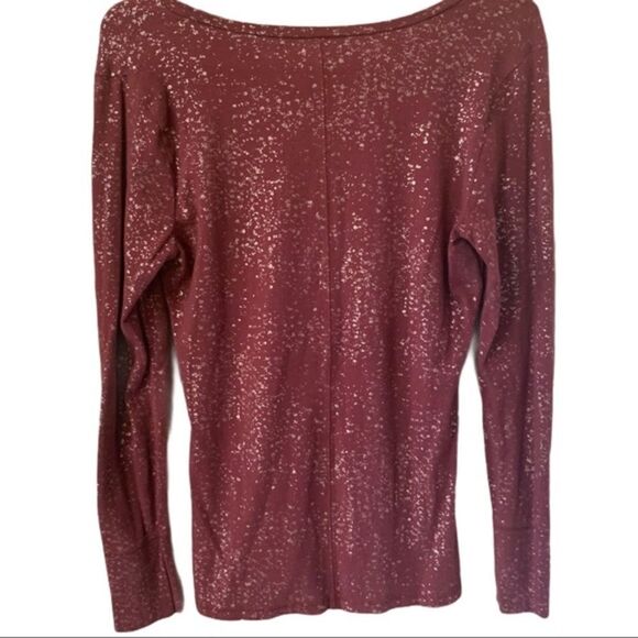 A New Approach Brick Red With Gold Flakes Top. - Picture 5 of 7